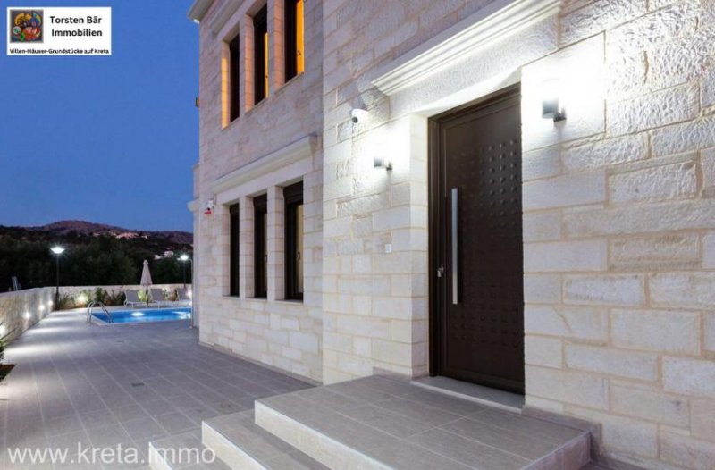 Almyrida Kreta, Almyrida, Luxusvilla mit privatem Pool und Gästehaus zu verkaufen Haus kaufen